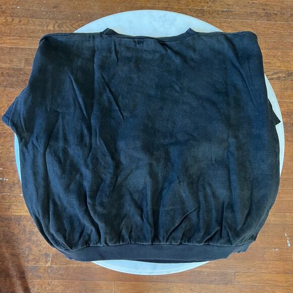 Vintage Couple Kissing Appliqué Embroidered Beaded Sweatshirt by Jou Jou - Picture 9 of 10